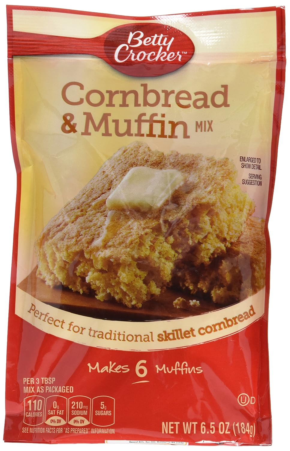 Betty-Crocker,-Muffin-Mix,-Authenic-Cornbread-&-Muffin-Mix,-6.5-Ounce-79