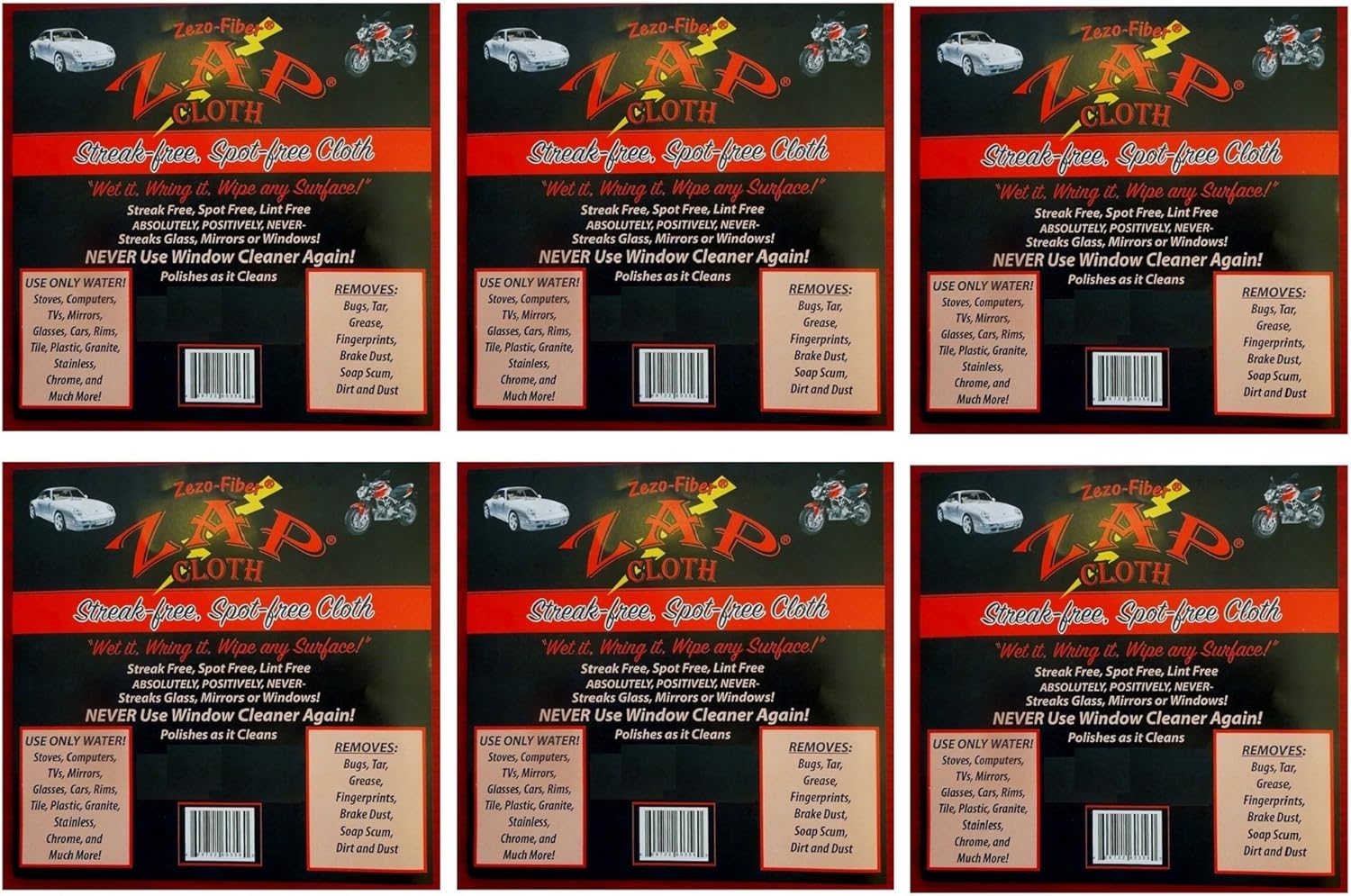 Zezo-Fiber,-Streak-Free-and-Spot-Free,-6-Cloths-----1417