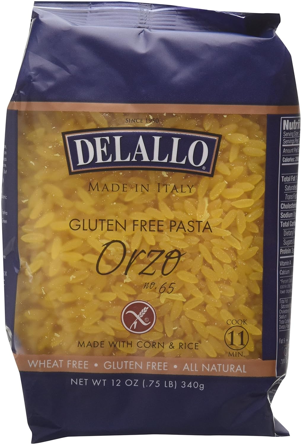 DeLallo---Gluten-Free-Italian-Orzo,-12-oz.-(Pack-of---620