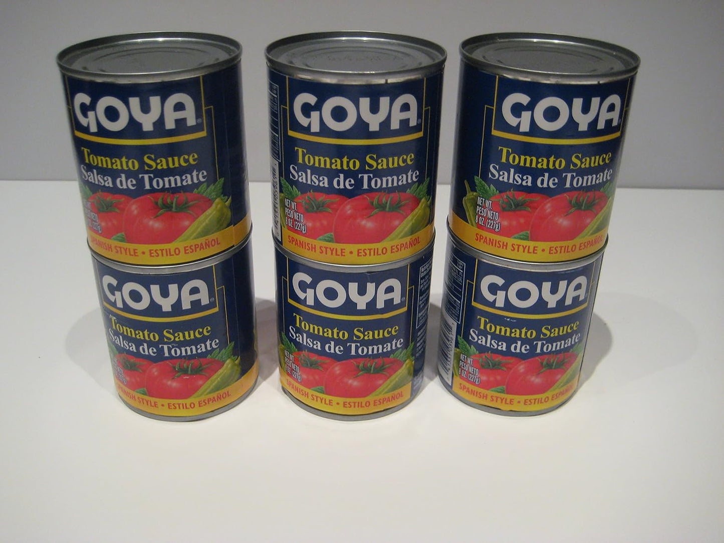 Goya-Tomato-Sauce-Salsa De Tomate-8-Oz-Cans,-(Pack-of-6)-Bundle---422