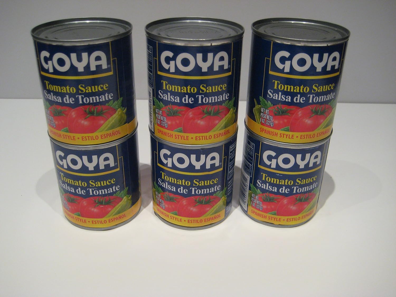 Goya-Tomato-Sauce-Salsa De Tomate-8-Oz-Cans,-(Pack-of-6)-Bundle---422