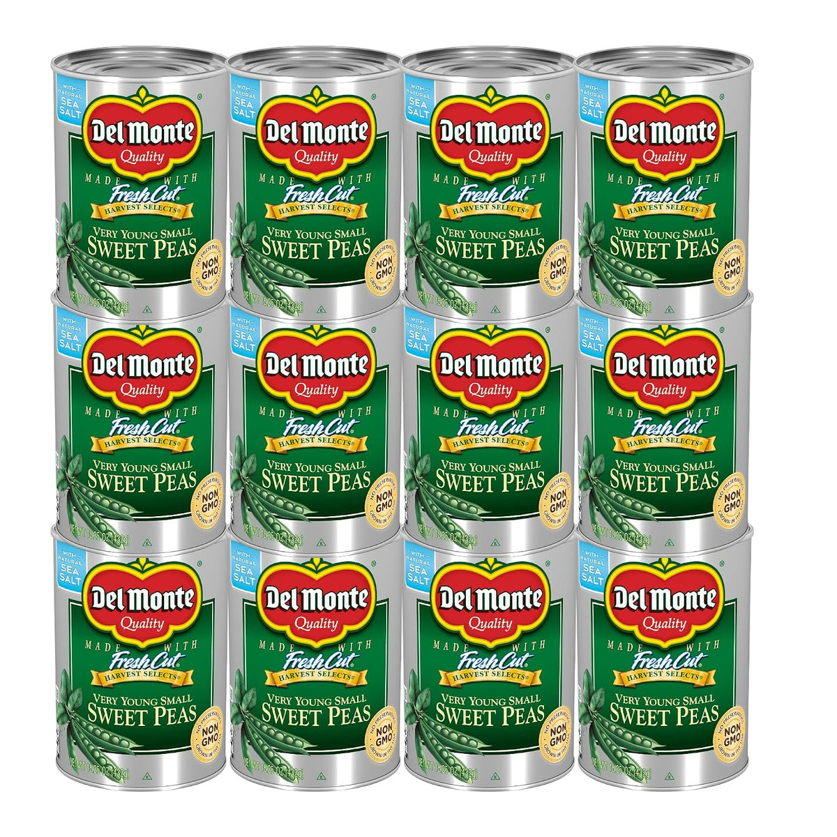 Del-Monte-Very-Young-Sweet-Peas,-8.5-oz,-Can-(12-Pack)---674