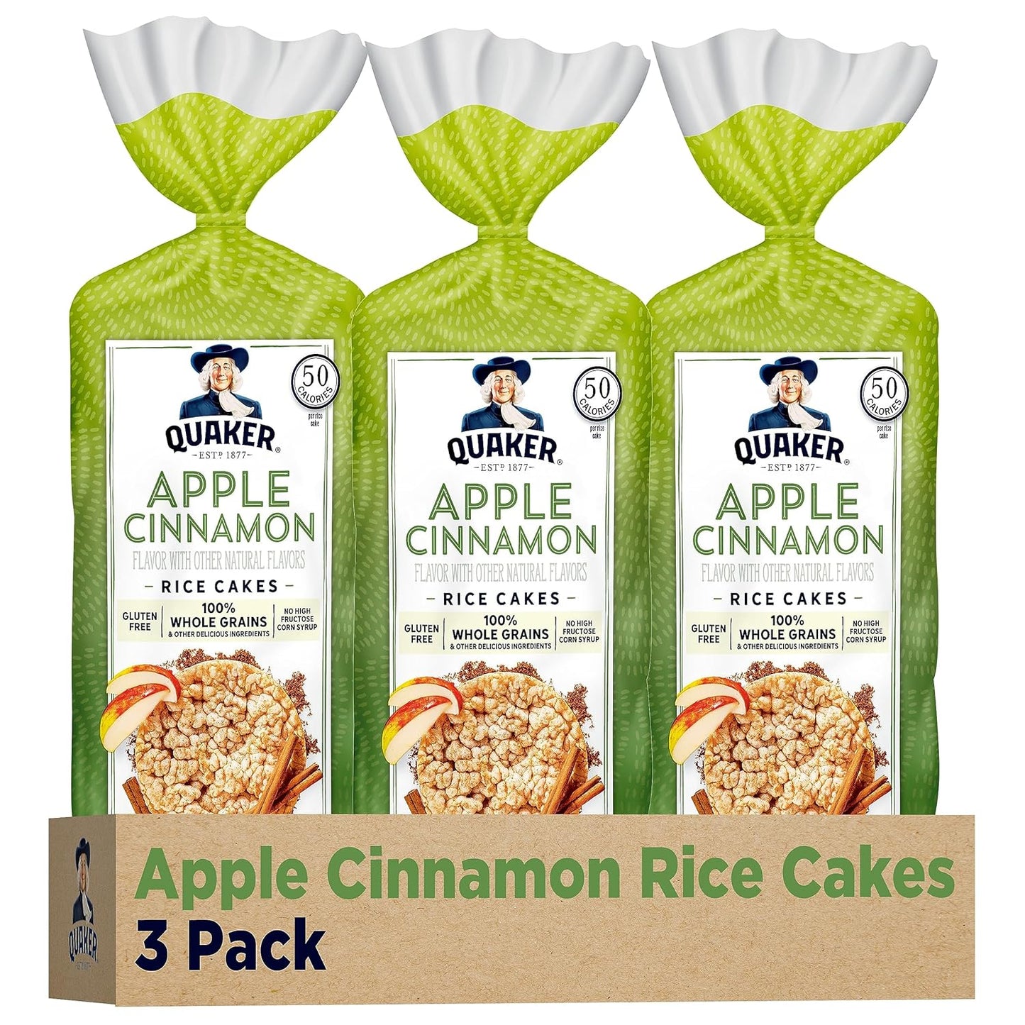 Quaker-Large-Rice-Cakes,-Apple-Cinnamon,-Pack-of-2922