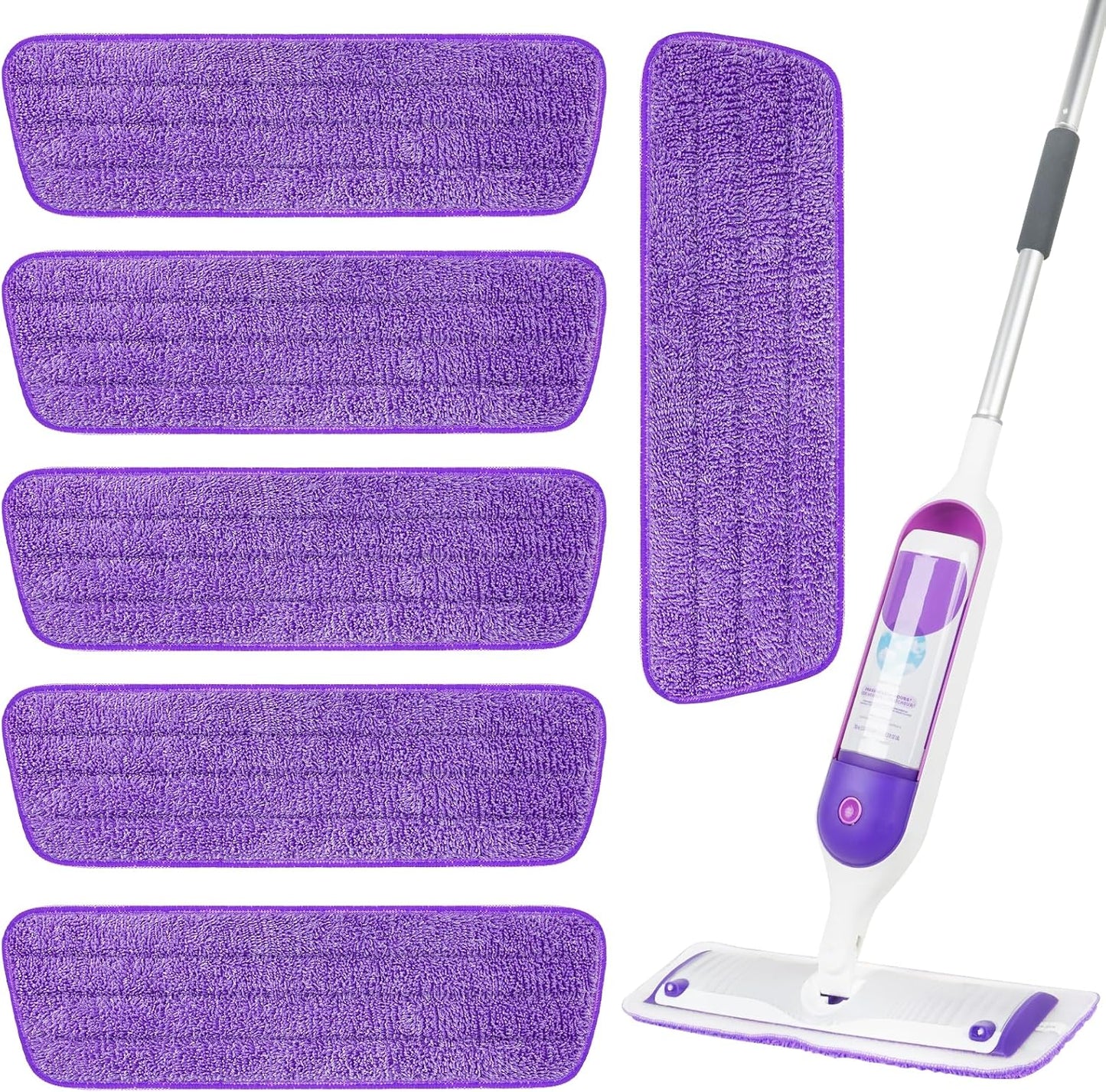 6-Pack-Reusable-Microfiber-Mop-Pads-for-Swiffer-PowerMop,-13-16-Inch-Spray-Mop-Replacement-Refills,-414