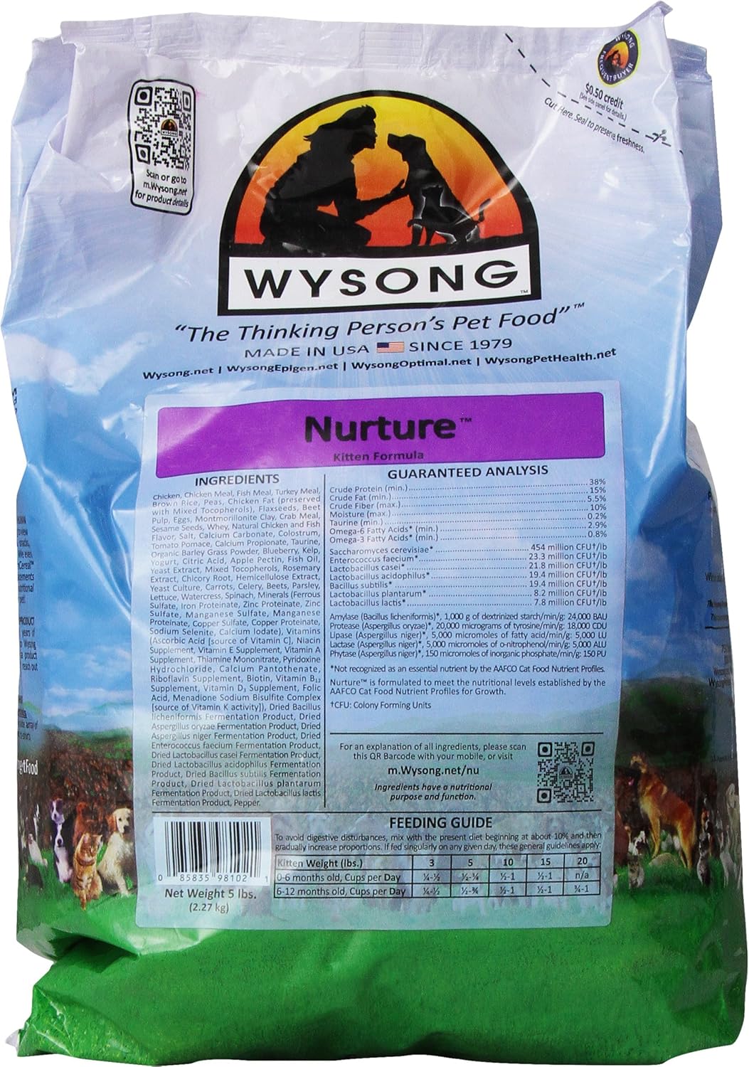Wysong-Nurture-Kitten-Formula-Dry-Kitten-Food---5-Pound-Bag------404
