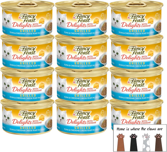 Gourmet-Wet-Cat-Food-Grilled-Cheddar-Delights,-12-130