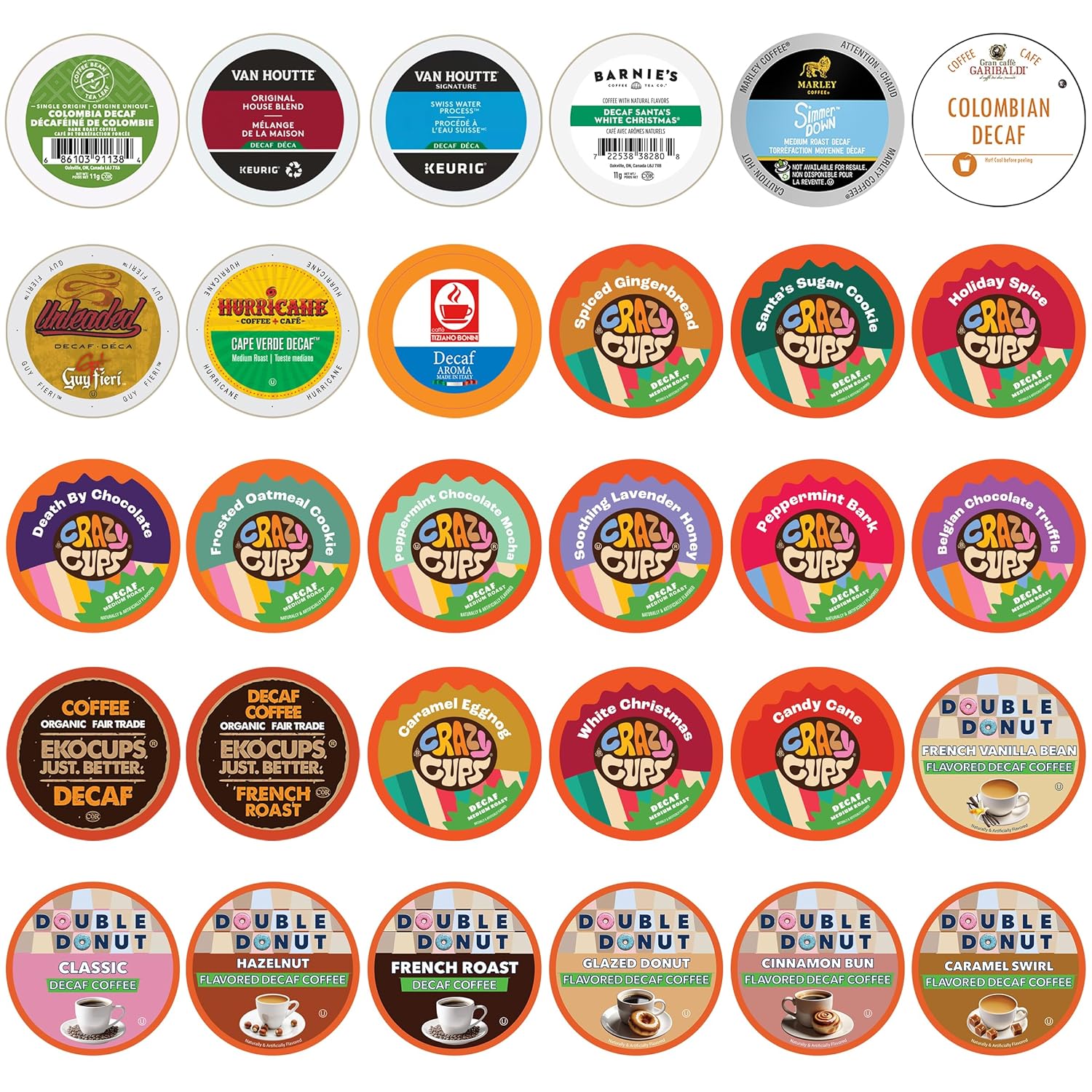 Decaf-Coffee-Pods-Variety-Pack-Sampler,-Assorted-Unflavored-&-Flavored-Coffee-Pods-Compatible-646