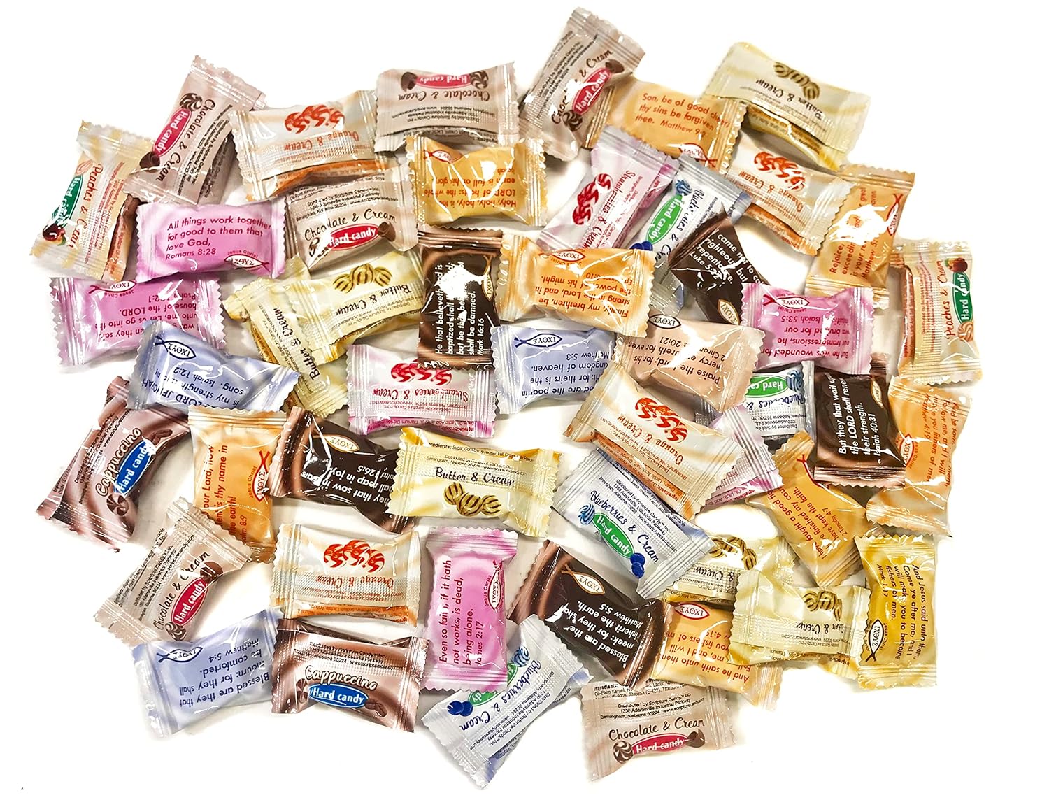 Scripture-Candy,-Assorted-Cream-Flavor-Hard-Candy,-30-2014