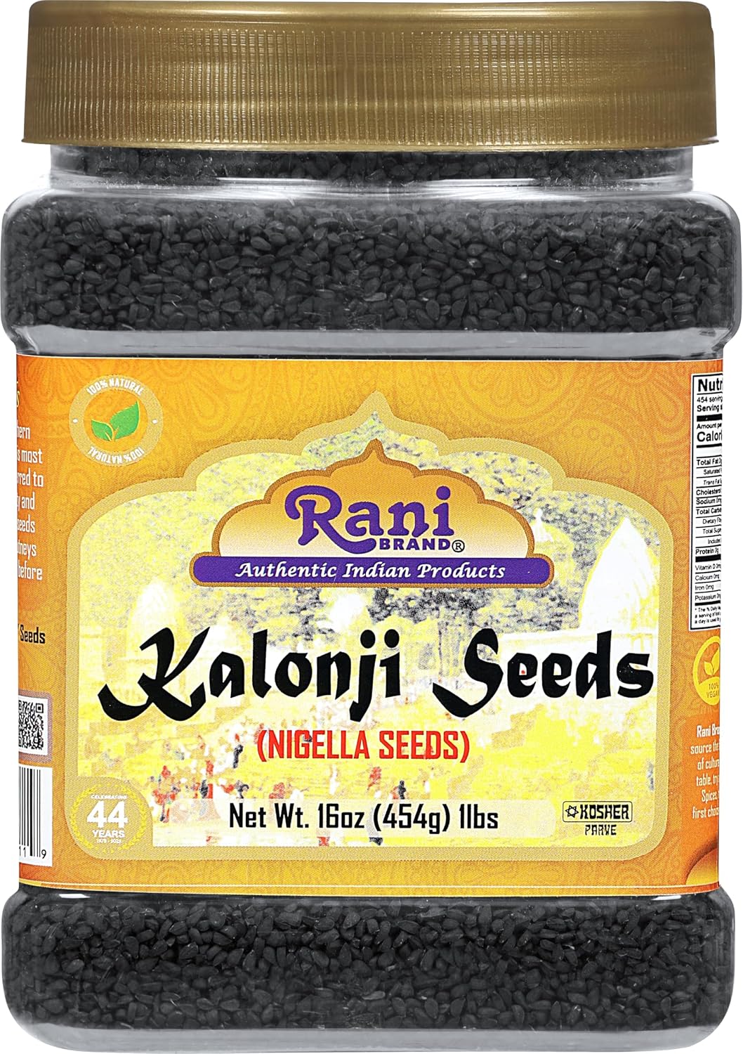 Rani-Kalonji-(Black-Seed,-Nigella-Sativa,-Black-Cumin)-Seeds-16oz-(1lb)-454g-985
