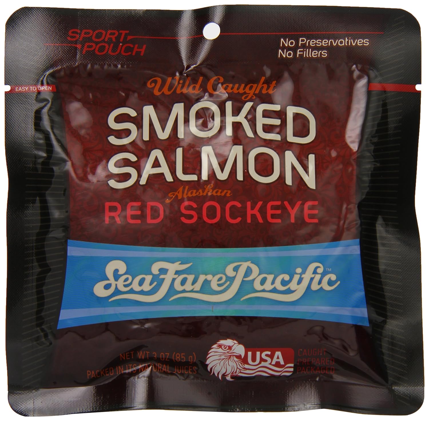 Sea-Fare-Pacific-Wild-Caught---Bolsa-deportiva-de-salmón-ahumado,-3-(paquete-334