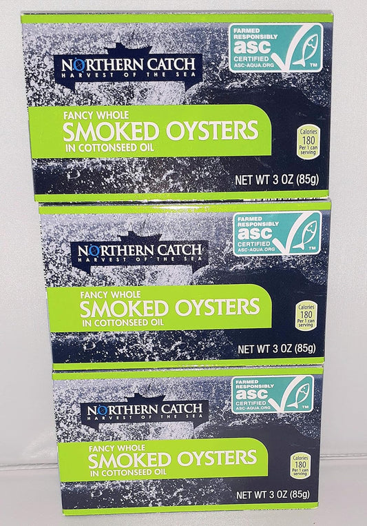 SMOKED-OYSTERS-IN-COTTONSEED-OIL,-3-Ounce-(Pack-of-3)-------42