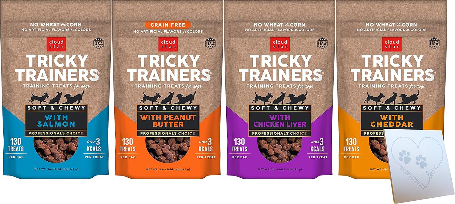 Cloud-Star-Tricky-Trainers-Grain-Free-Variety-Pack-–-Four-Total-Flavors:-Butter,-231