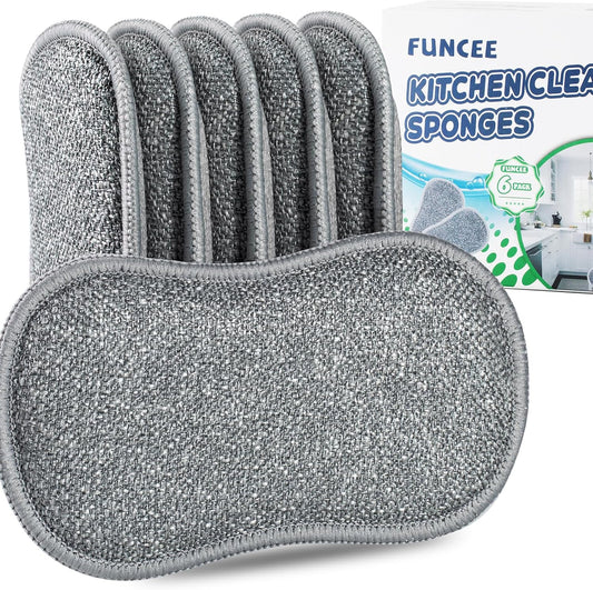 Upgrated-Dual-Sided-Sponges-Kitchen,-6-Pack-Microfiber-Non-Scratch-Dish-4040