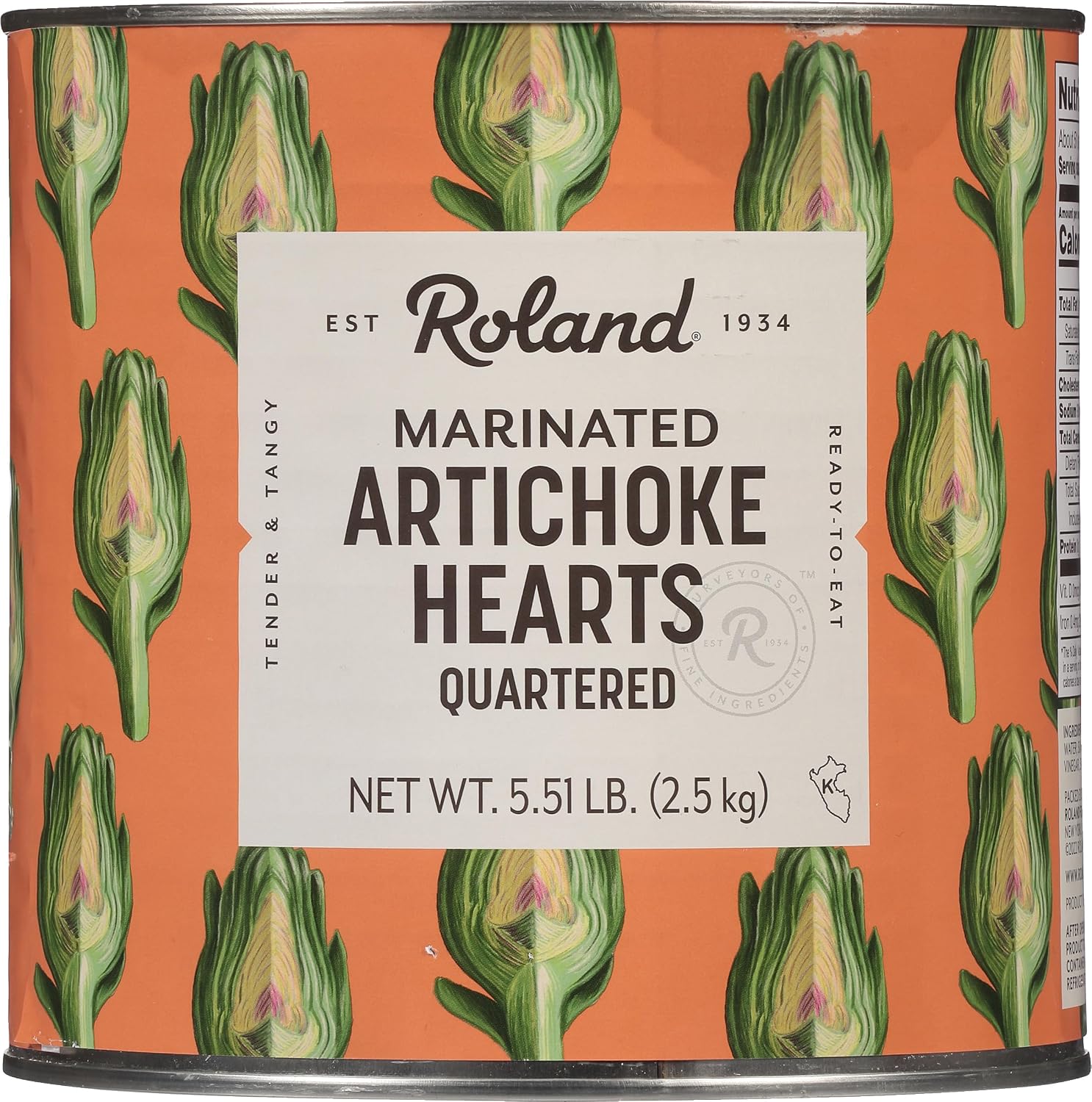 Roland-Foods-Marinated-Quartered-Artichoke-Hearts,-Specialty-Imported-Food,-5-Lb-8-322
