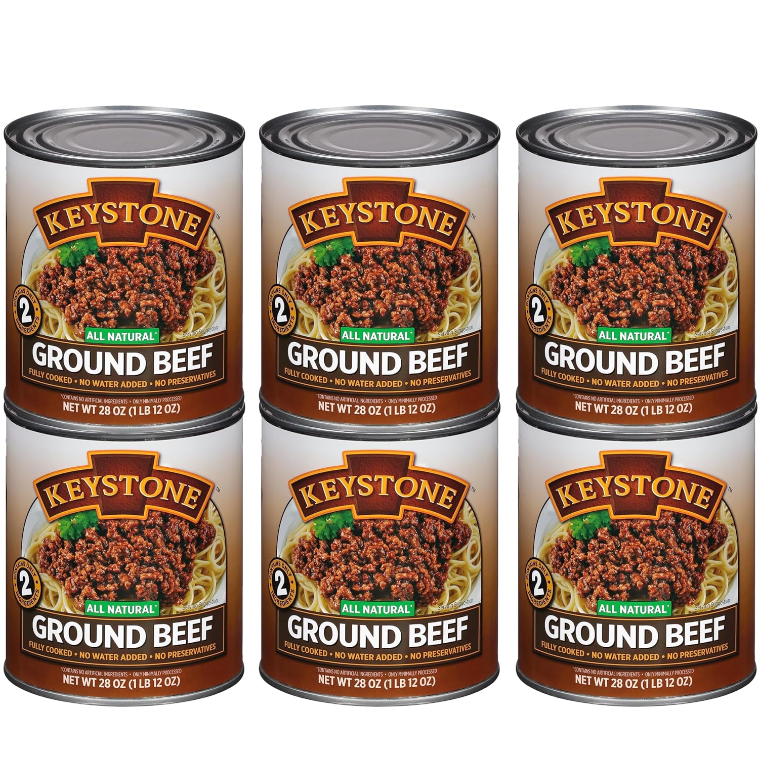 Keystone-Carnes-molida-natural-de-res,-28-onzas-(Paquete-de-6)-----630