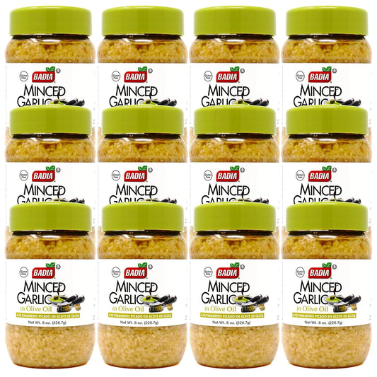 Badia-Minced-Garlic-in-Olive-Oil,-8-Ounce-(Pack-of-12)---346