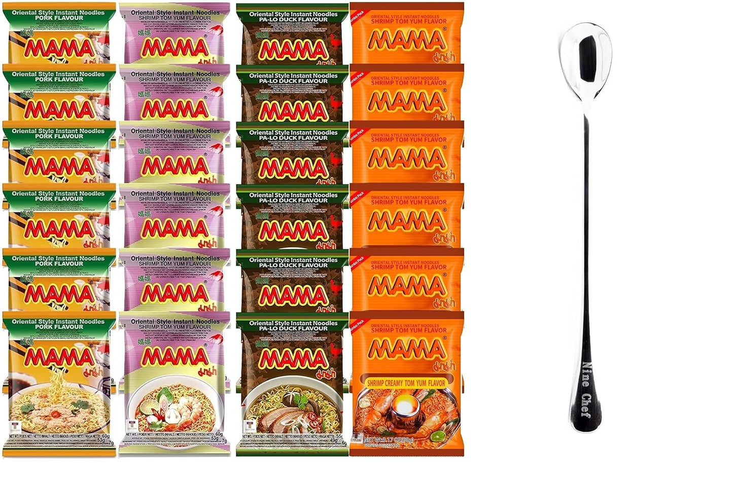 Fideos-tailandeses-Mama-Ramen,-4-sabores-(Camarón-Tom-Yum,-Pa--Lo-380