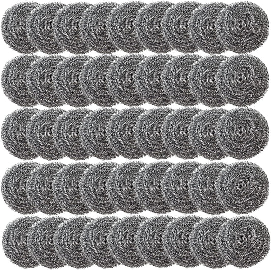 48-Pack-Stainless-Steel-Scourers-Sponges,Steel-Wool-scrubbers-for-stoves,-1500