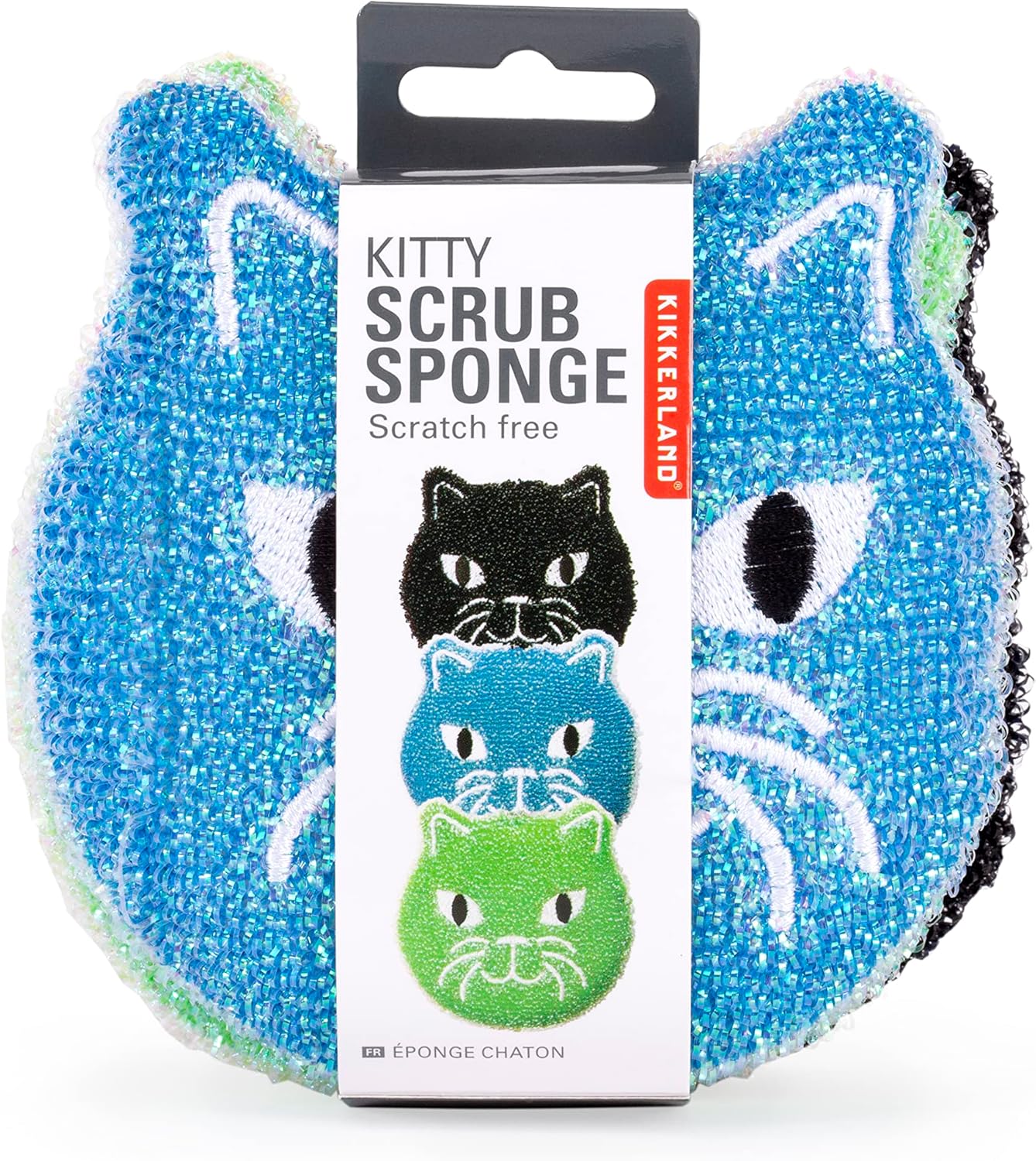 Kikkerland-Kitty-Cat-Scrub-Reusable-Sponges,-for-Scrubbing,-Cleaning,-Dishwashing,Kitchen-3324