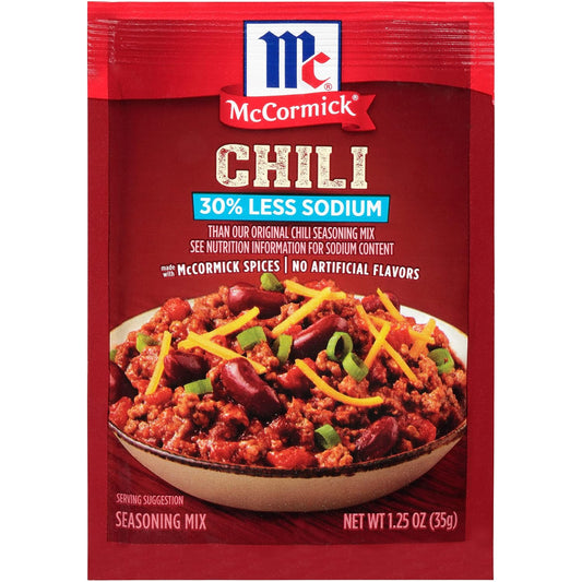 McCormick-0.3-Less-Sodium-Chili-Seasoning-Mix,-1.25-Ounce-(Pack-of-12)-267