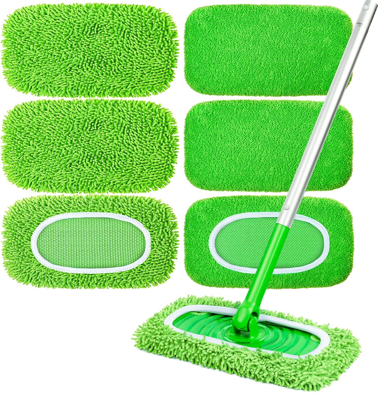 6-Pack-Reusable-Microfiber-Mop-Pads-Compatible-with-Swiffer-Sweeper,-Dry-&-Wet-Sweeping-Cloths---1727