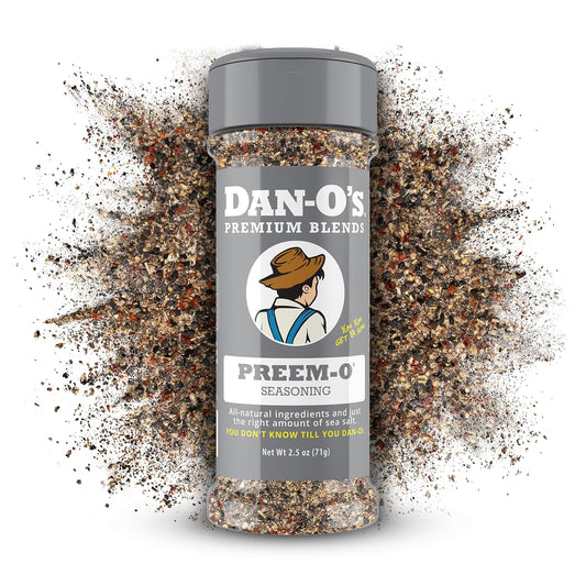 Dan-O's-Preem-O-Seasoning,-2.5-oz-Bottle,-Meat-Seasoning-for-Steak,-Ribs,-Chicken,-2139