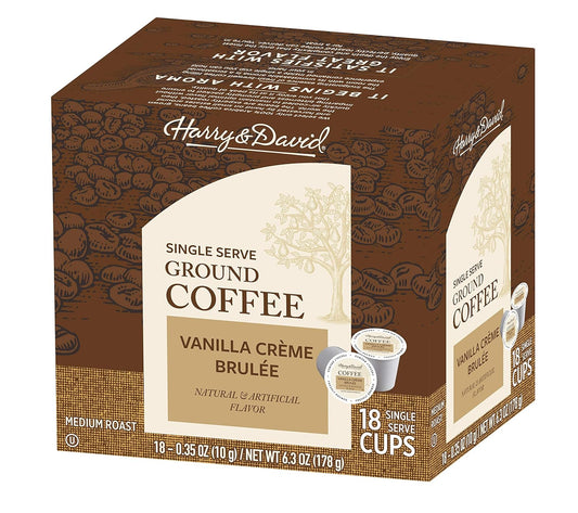 Harry-&-David-Single-Serve-Ground-Coffee-Vanilla-Creme-Brûlée-,-One-Box-1142