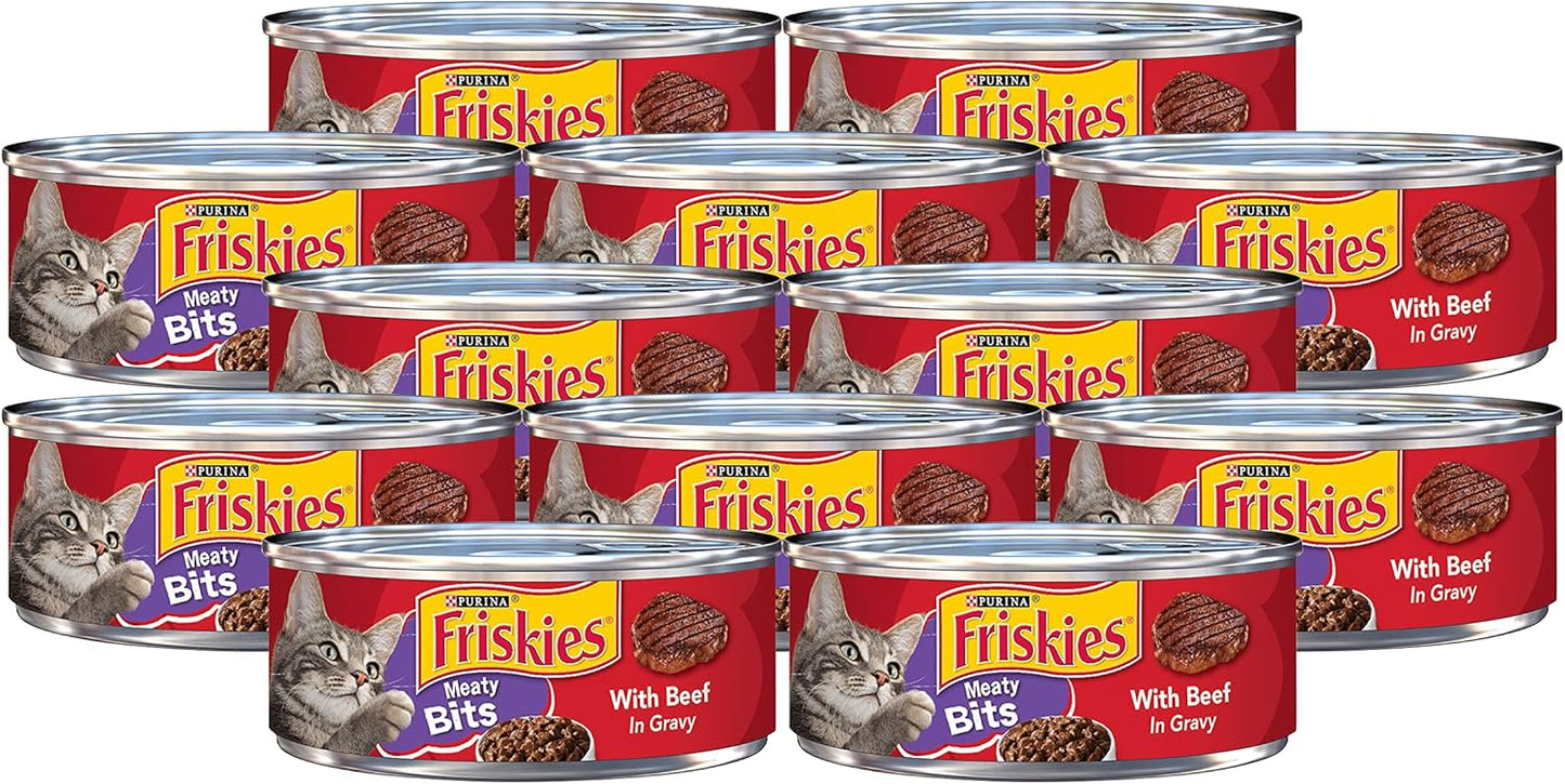 Purina-Friskies-Meaty-Bits-Wet-Cat-Food,-with-Beef-in-Gravy,-with-Beef,-Wet671