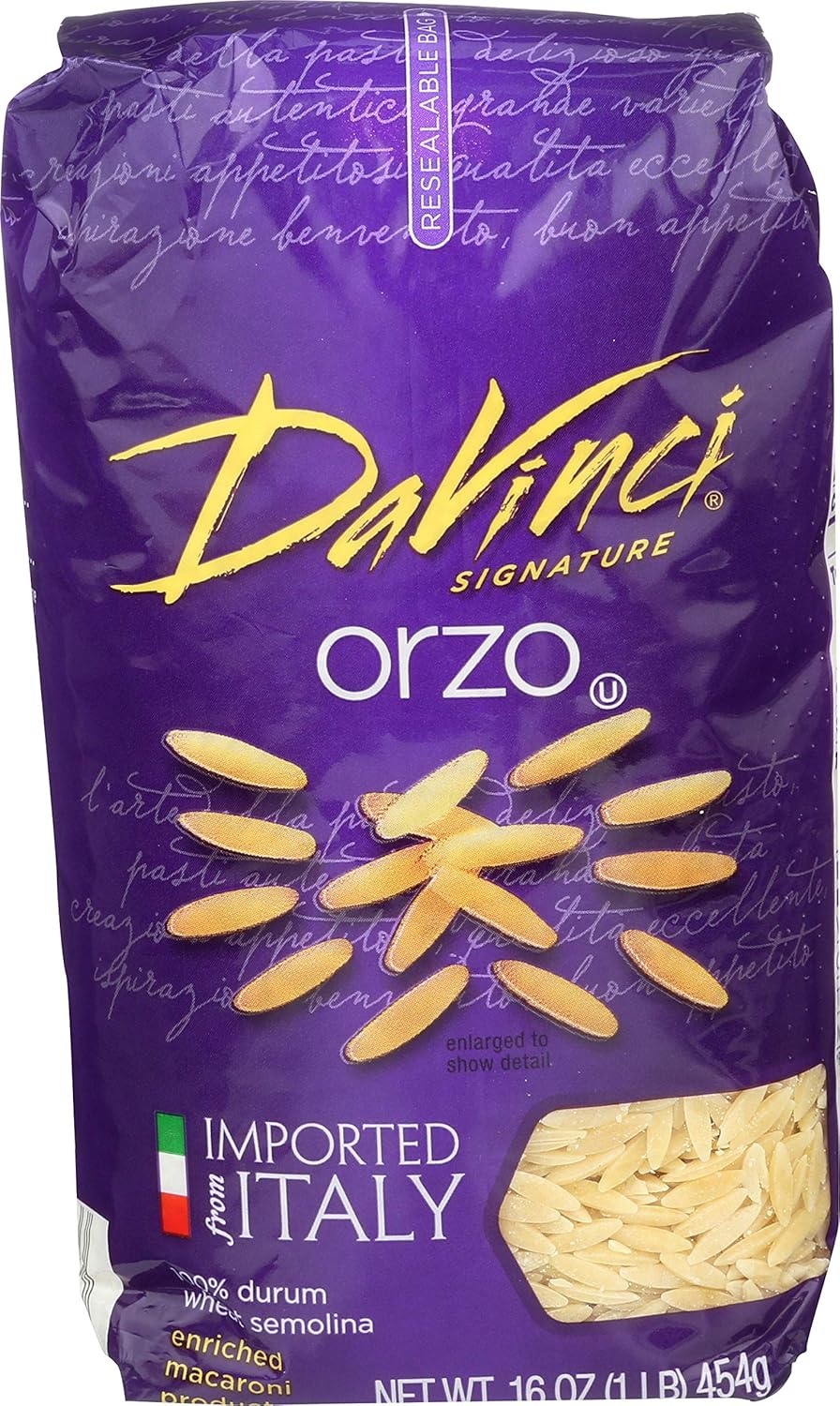 DaVinci-Signature,-Orzo,-16-Ounce-Resealable-Bags-(Pack-212