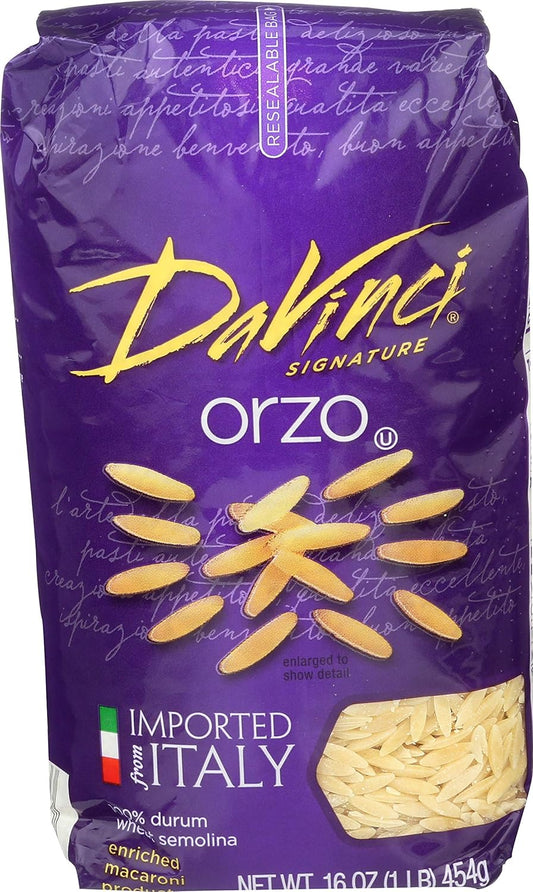 DaVinci-Signature,-Orzo,-16-Ounce-Resealable-Bags-(Pack-212