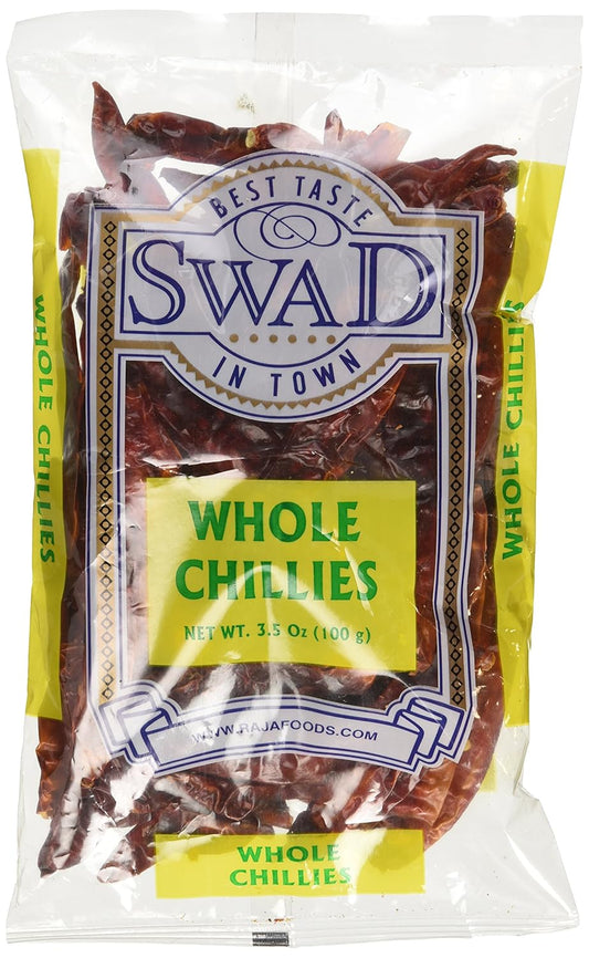Swad-Whole-Red-Dried-Chillies-3.5oz.,-100-Grams/-Indian-Groceries-----156