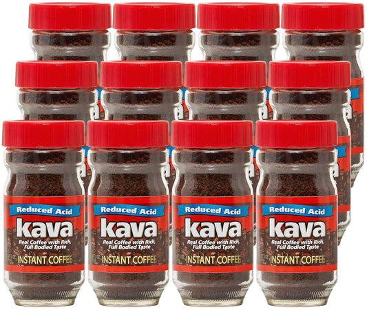 Kava-Acid-Neutralized-Instant-Coffee,-4-Ounce-(Pack-of-12)-------497