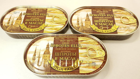 RIGA-GOLD-Shproti,-Sprats-in-Oil,-399