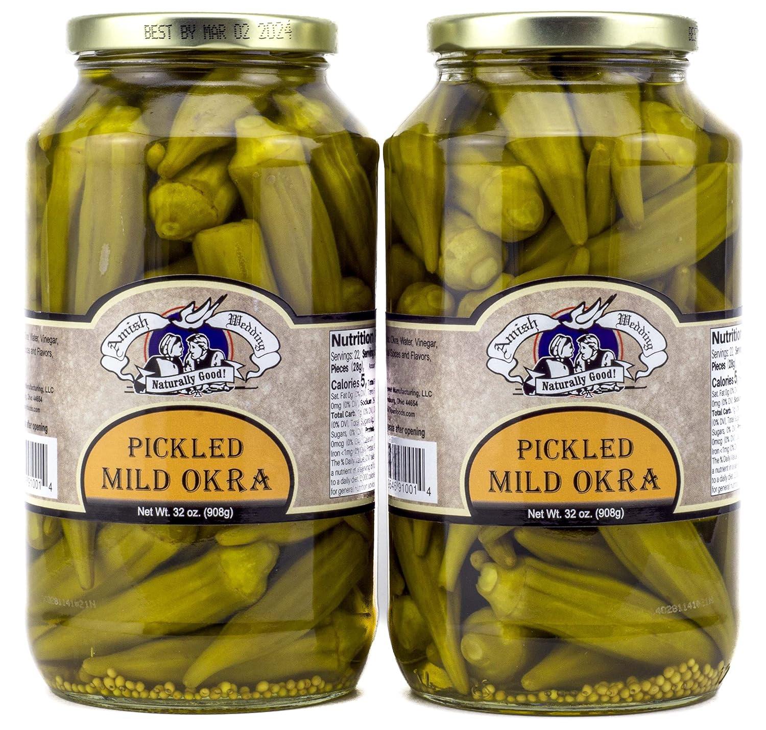 Amish-Wedding-Okra-en-escabeche-suave,-32-onzas-(paquete-985