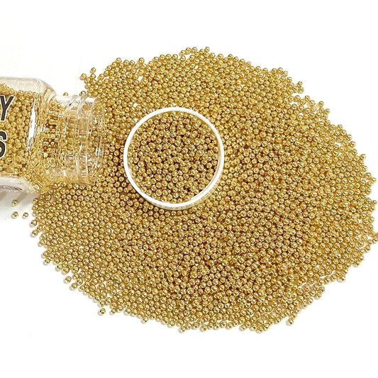 Homipooty-Nonpareils-Sprinkles-Edible-Gold-Pearl-Sugar-Sprinkles-110g/3.88oz-2mm-Mini-Gold-Baking-Cupcake-1478
