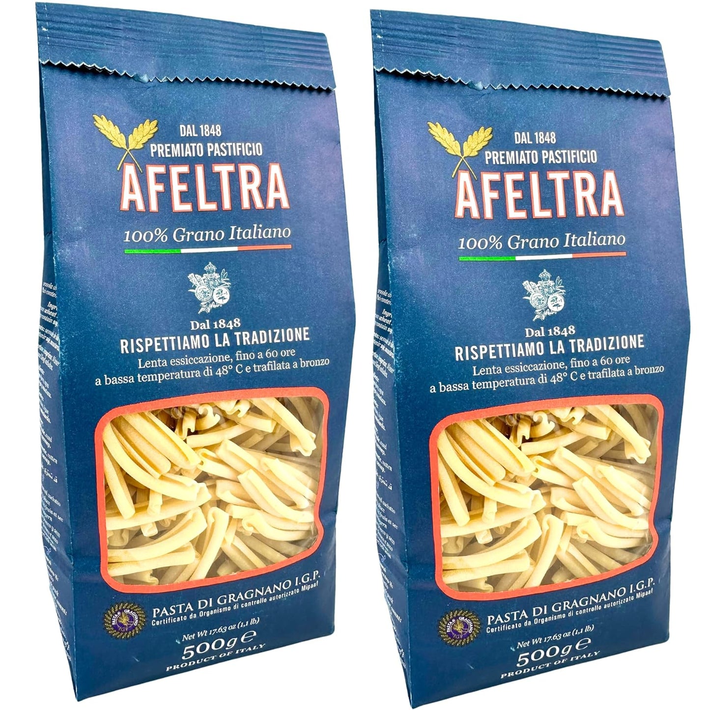 Afeltra-Casarecce-Pasta-from-Italy-17.6-oz.-(500g)(Pack-of-Casareccia-560