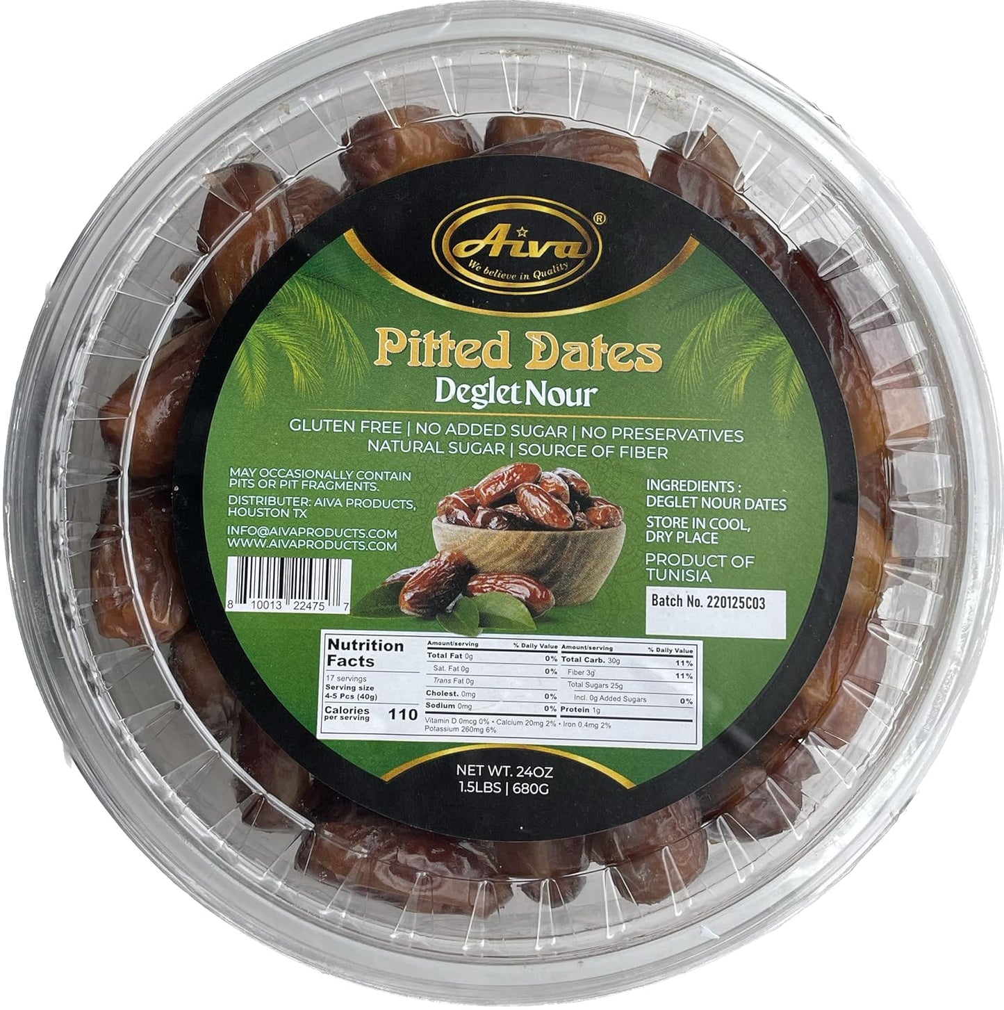 Aiva-Tunisian-Pitted-Dates---24-ounce-Jar,-505