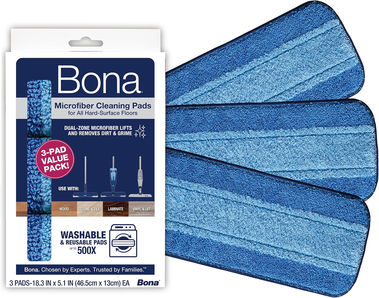 Bona-Mop-Microfiber-Cleaning-Pad-for-Hardwood-&-Hard-Surface-Floors---Value-3-Pack---1903