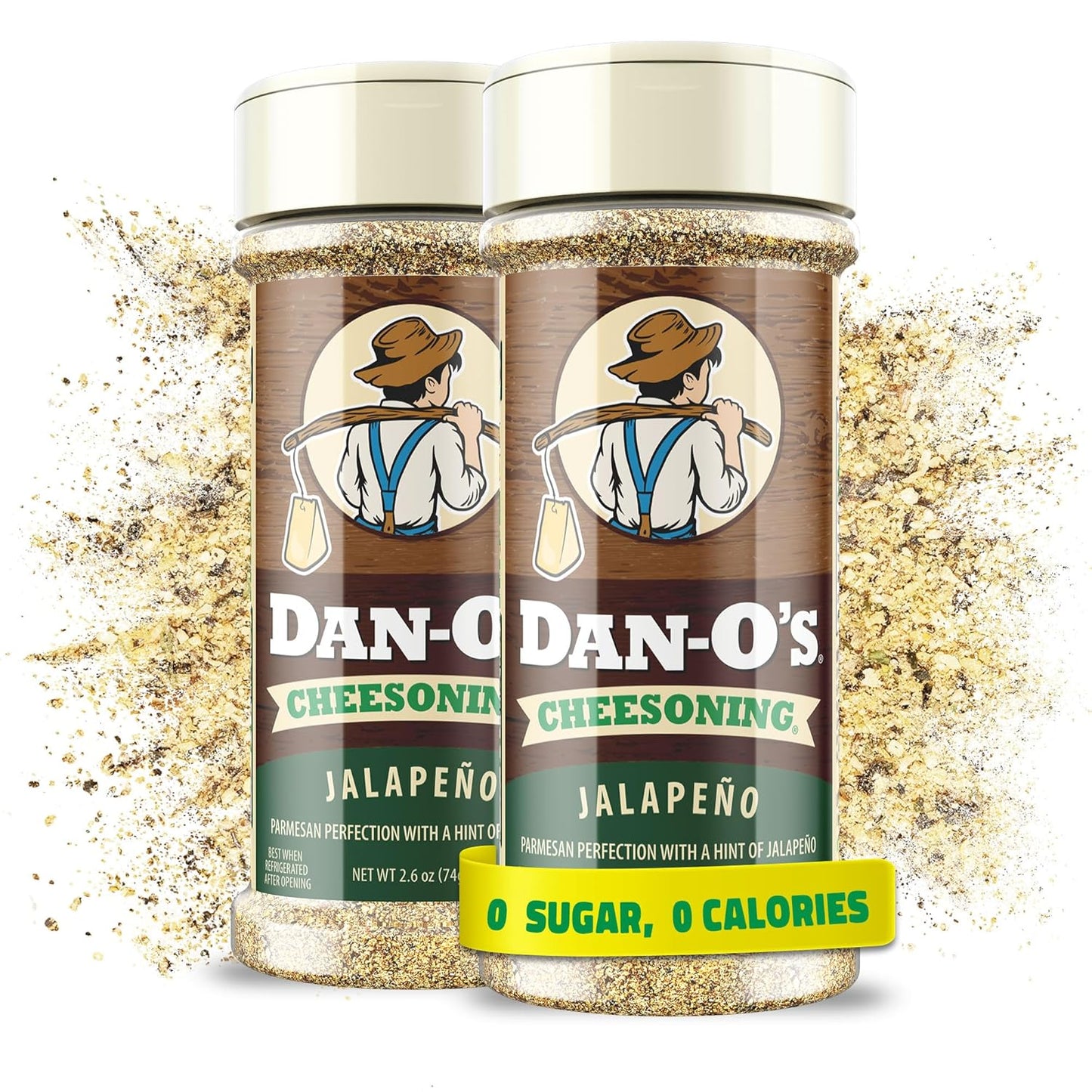 Dan-O's-Condimento-de-queso-jalapeño,-botella-de-2.6-onzas,-paquete-2,-1928