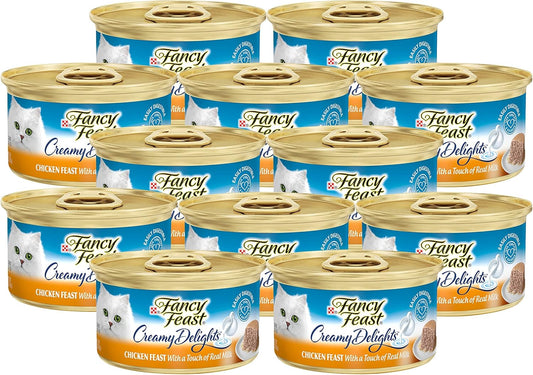 Fancy-Feast-Purina-Pate-Wet-Cat-Food,-Creamy-Delights-Chicken-Feast-a-of-Milk931