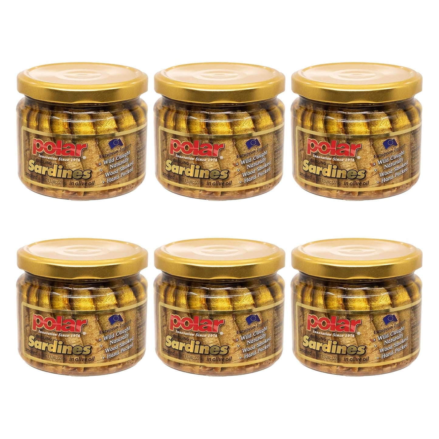 MW-Polar-Naturally-Alder-Wood-Smoked-Brisling-Sardines-in-Olive-Oil,-9.5oz-Jar-790