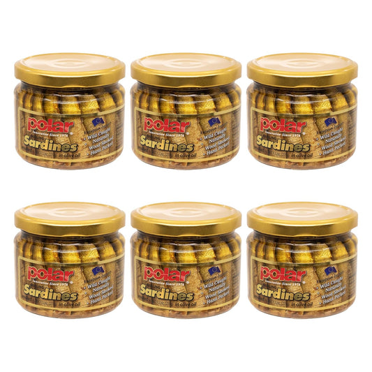 MW-Polar-Naturally-Alder-Wood-Smoked-Brisling-Sardines-in-Olive-Oil,-9.5oz-Jar-790