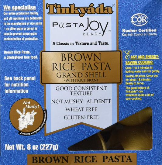 Tinkyada-Brown-Rice-Pasta-Grand-Shell,-8-Ounce-1935