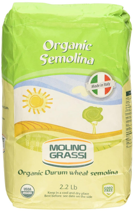 Molino-Grassi-harina-de-sémola-de-trigo-duro-orgánica,-libras-875