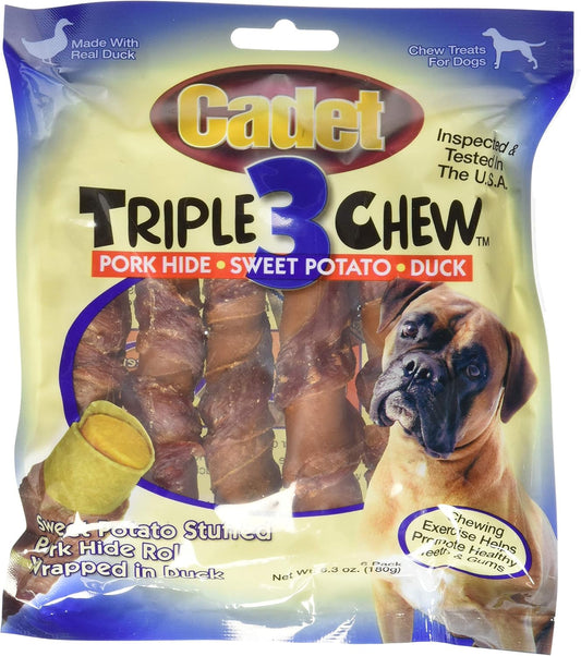 4-Packages-of-Cadet-Duck-Triple-Chew-Dog-391