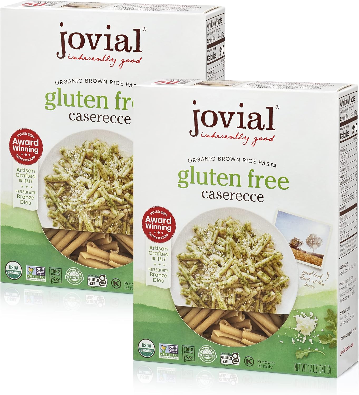 Jovial-Whole-Grain-Brown-Rice-Caserecce-Pasta---Pasta-Caserecce-574