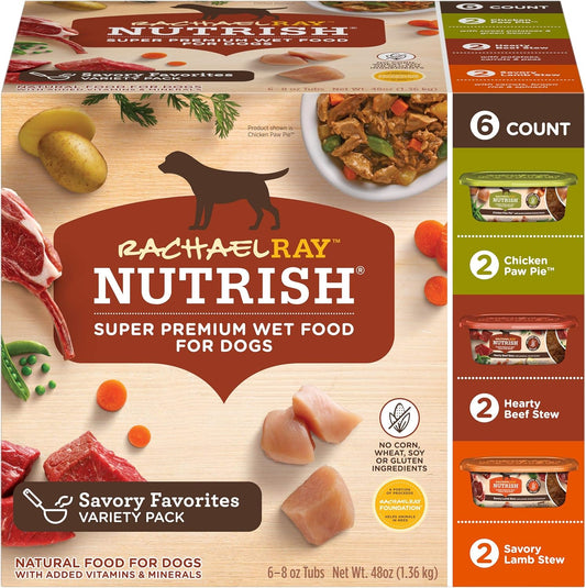 Nutrish-Rachael-Ray-Premium-Natural-Wet-Dog-Food,-Savory-Favorites-Variety-Pack,-8-2610