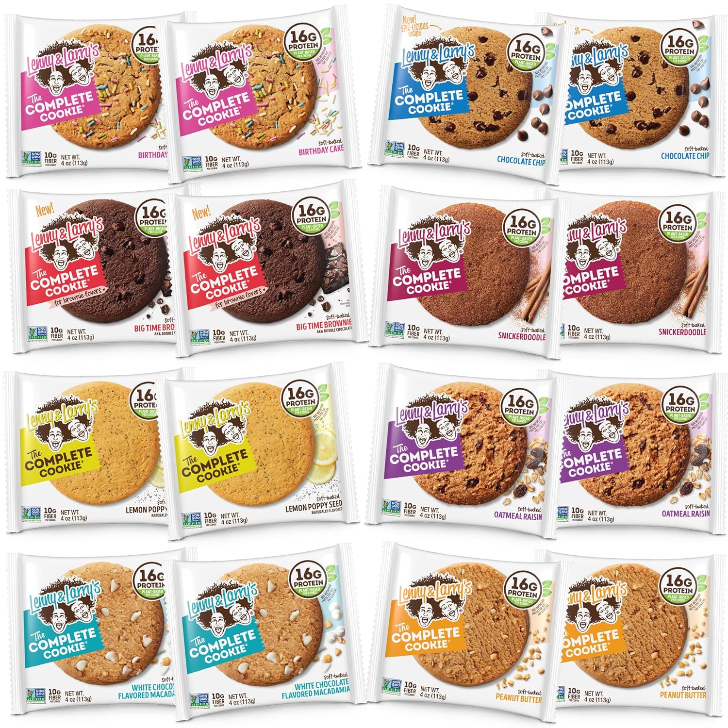 Lenny-&-Larry's-Protein-Cookie,-Variety-Pack-–-8-Flavors-–--High-Protein-Snacks-16g-1710