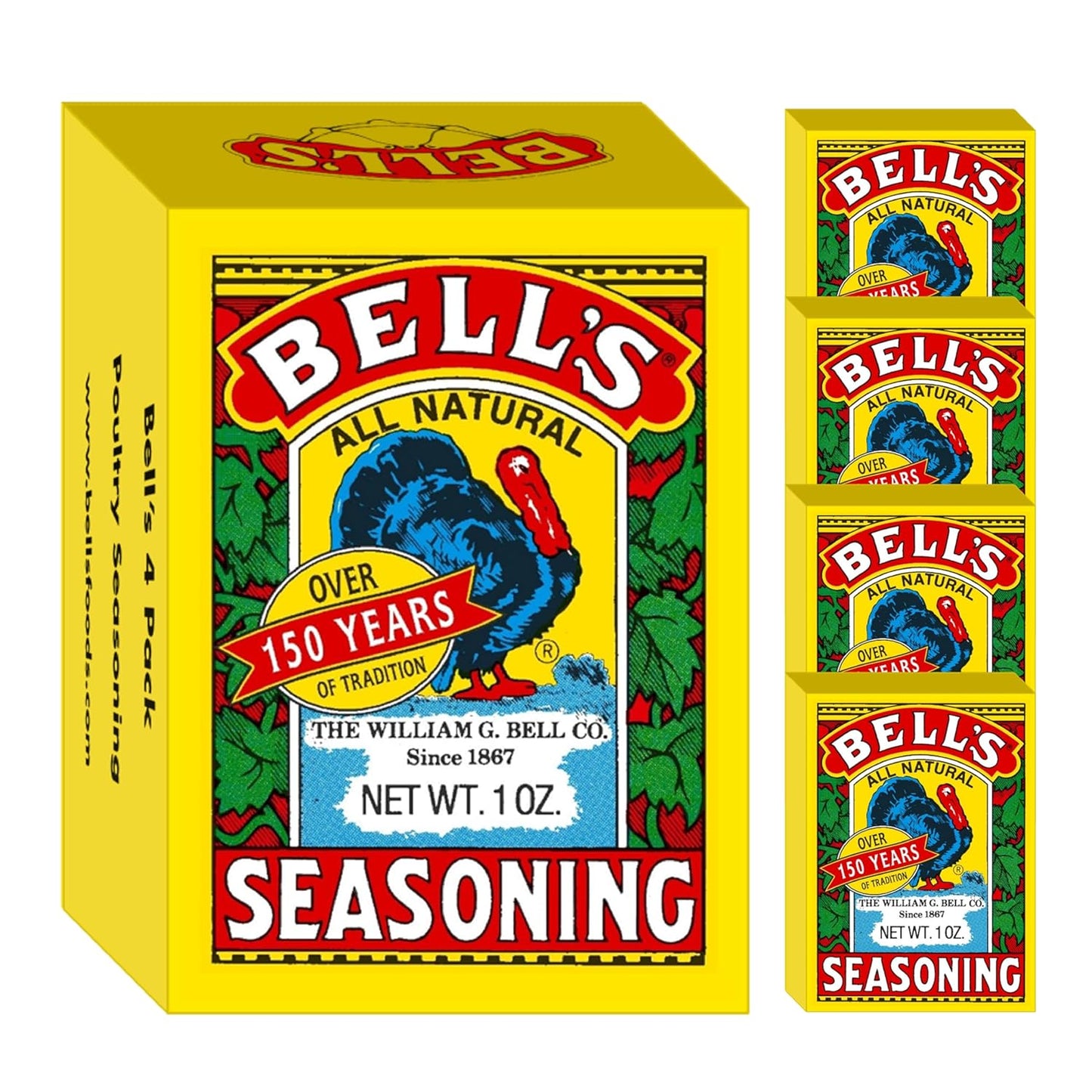 Bell's-Condimento-natural-–-Caja-de-1-onza-–-Mezcla-de-2125