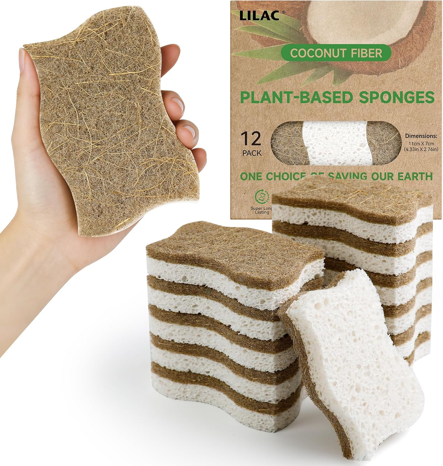 LILAC-12-Pack-Natural-Cellulose-Sponges-for-Dishes---Non-Scratch-Kitchen-Scrub-Sponges---1-767